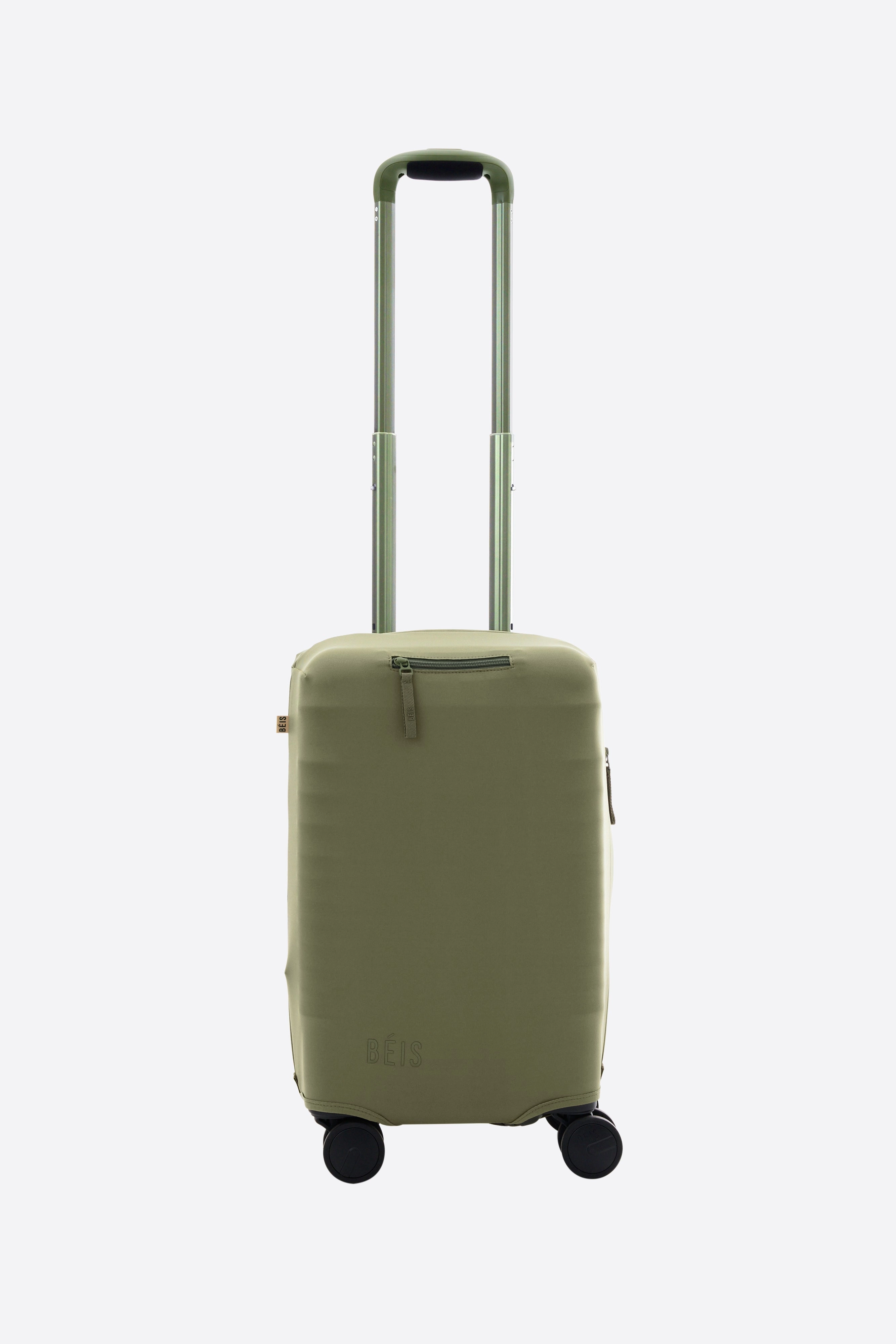 The Small Carry-On Luggage Cover In Olive Surprise Discount Today Limited Stock Offer