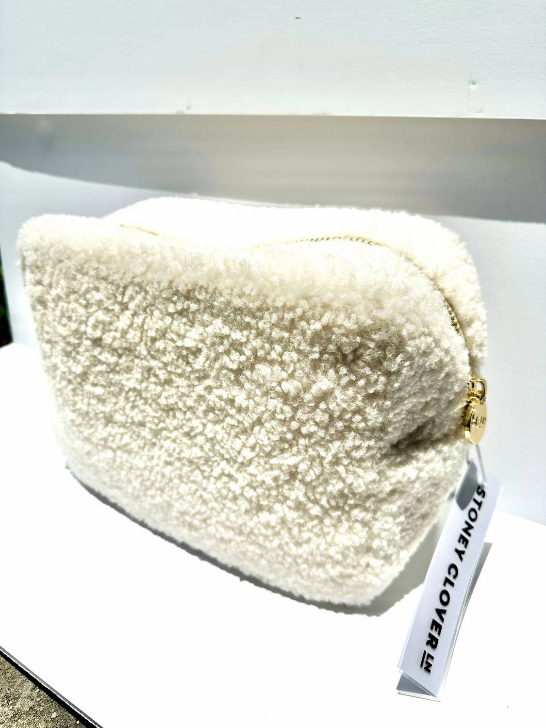 Cozy Large Sherpa Pouch In Marshmallow Flash Sale Alert Now Instant Savings Deal