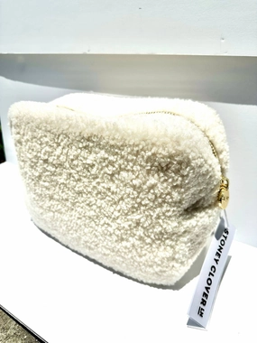 Cozy Large Sherpa Pouch In Marshmallow Flash Sale Alert Now Instant Savings Deal