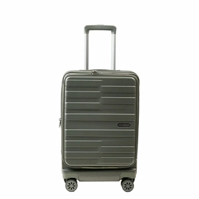 Crossing Groov Pc Trunk 20" Carry On Luggage With Front Access Opening Special Steal Event Limited Time Steal