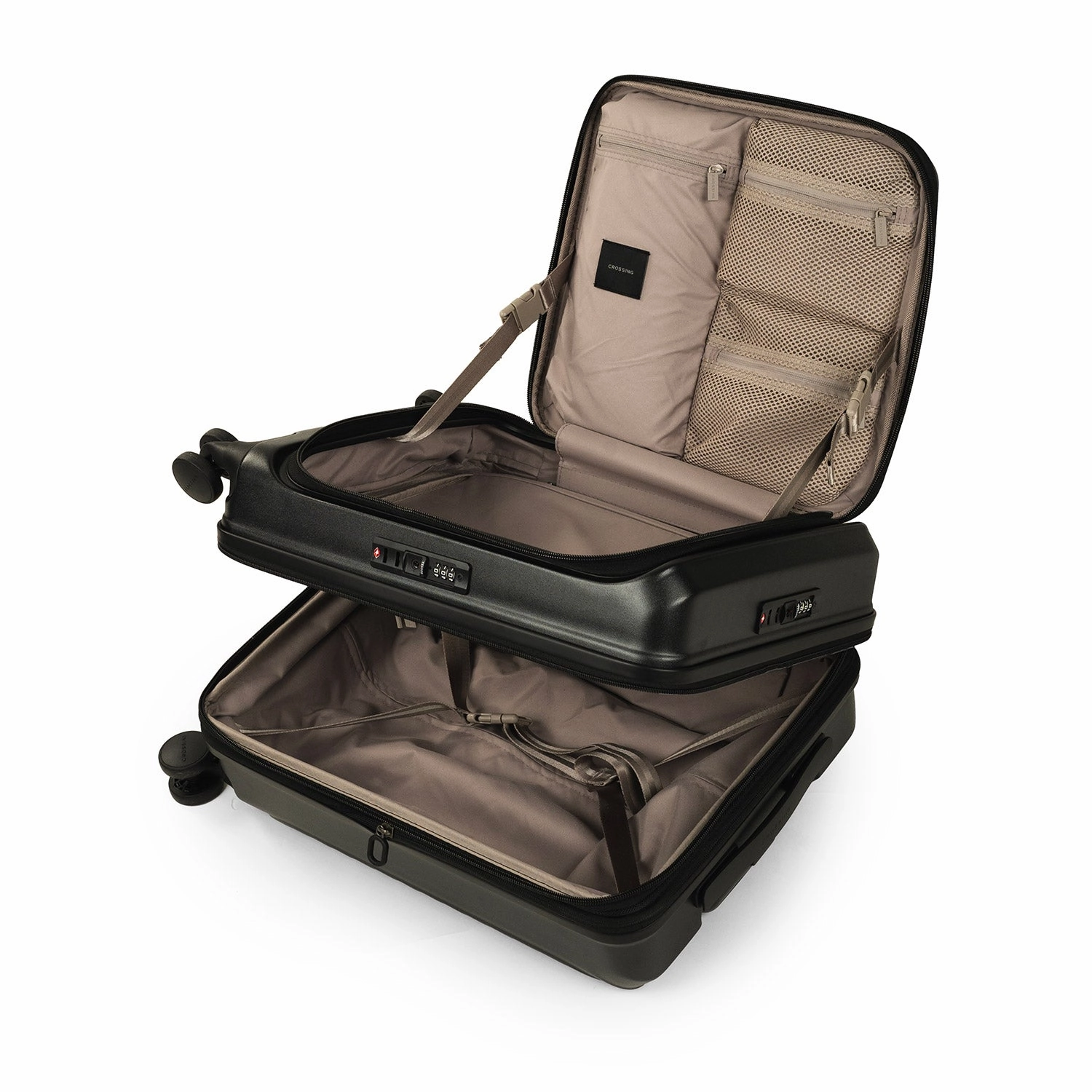 Crossing Invi 20" Carry On Expandable Luggage With Front & Middle Access Big Price Drop Surprise Discount Today