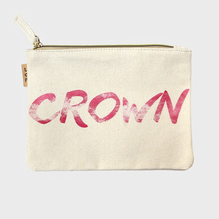 Daily Hot Deal Crown_Cotton Canvas Eco Pouch Bag