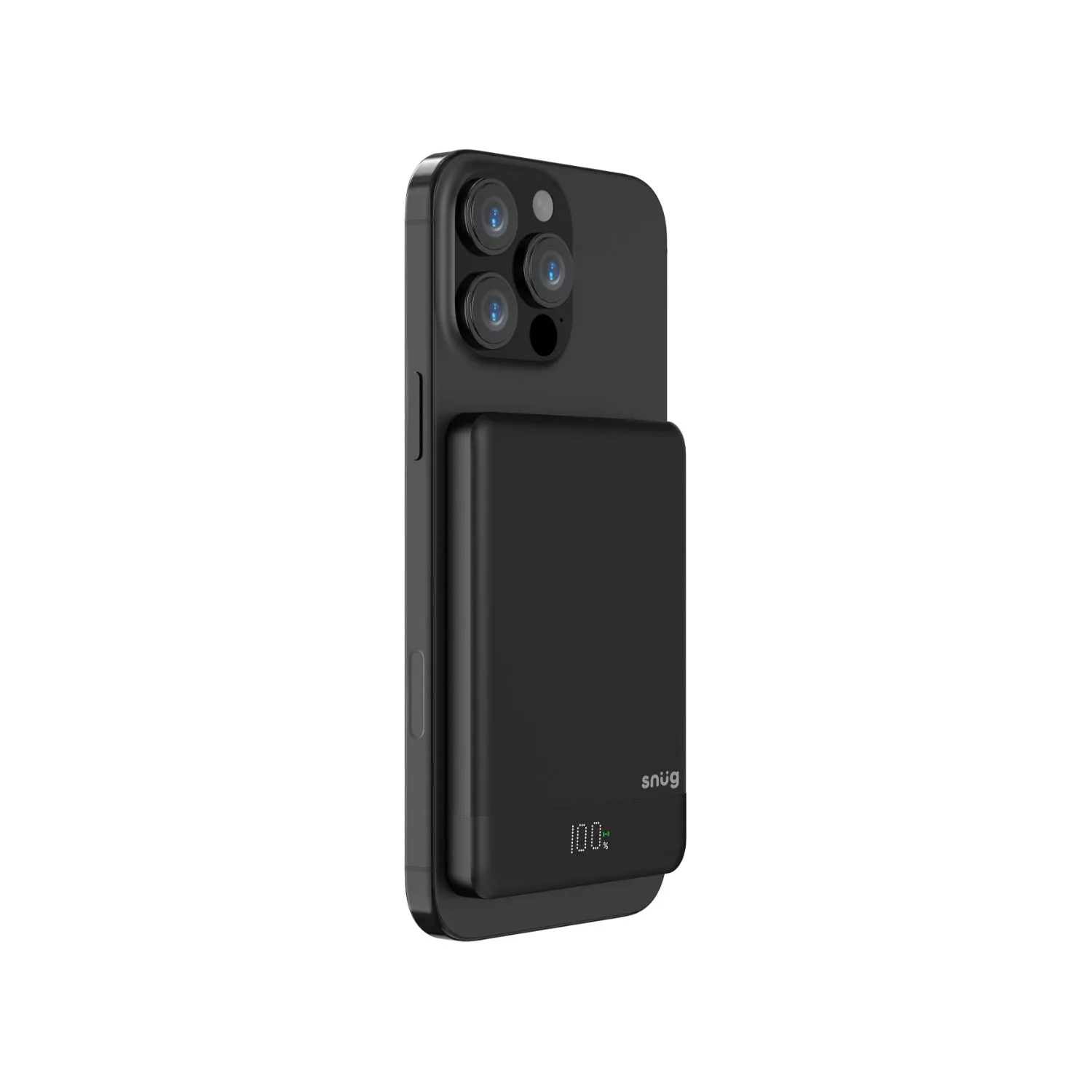 Instant Hot Deal Snug Magnetic Powerbank - 5000Mah - Black (Snpb-5000Mag-B)