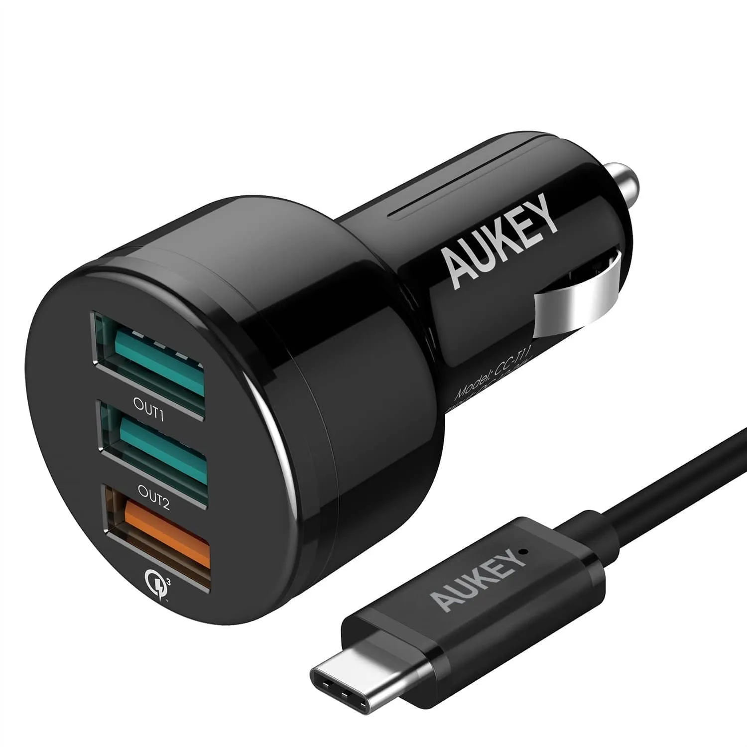 Cc-T11 Qualcomm Quick Charge 3.0 3 Usb Ports 42W 7.8A Car Charger Hot Pick Deal Dont Miss This Offer