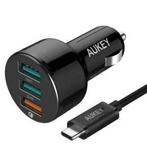 Cc-T11 Qualcomm Quick Charge 3.0 3 Usb Ports 42W 7.8A Car Charger Hot Pick Deal Dont Miss This Offer