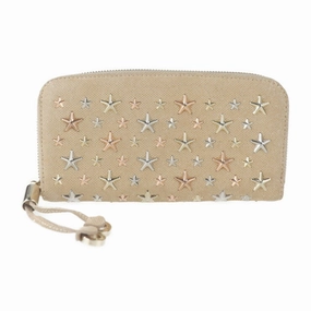 Jimmy Choo  Canvas Coin Purse/Coin Case (Pre-Owned) Big Sale Today