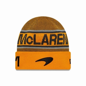 Mclaren Racing Replica Oscar Piastri Orange Cuff Knit Beanie Hat Sweet Deal Today Grab Your Deal Today