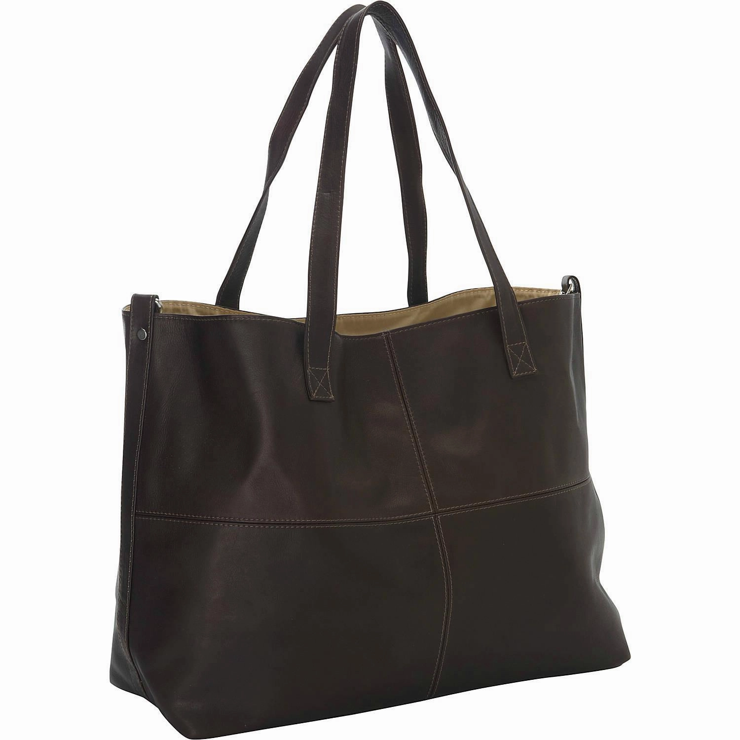 Piel Leather Large Open Multi-Purpose Tote Flash Deal Today