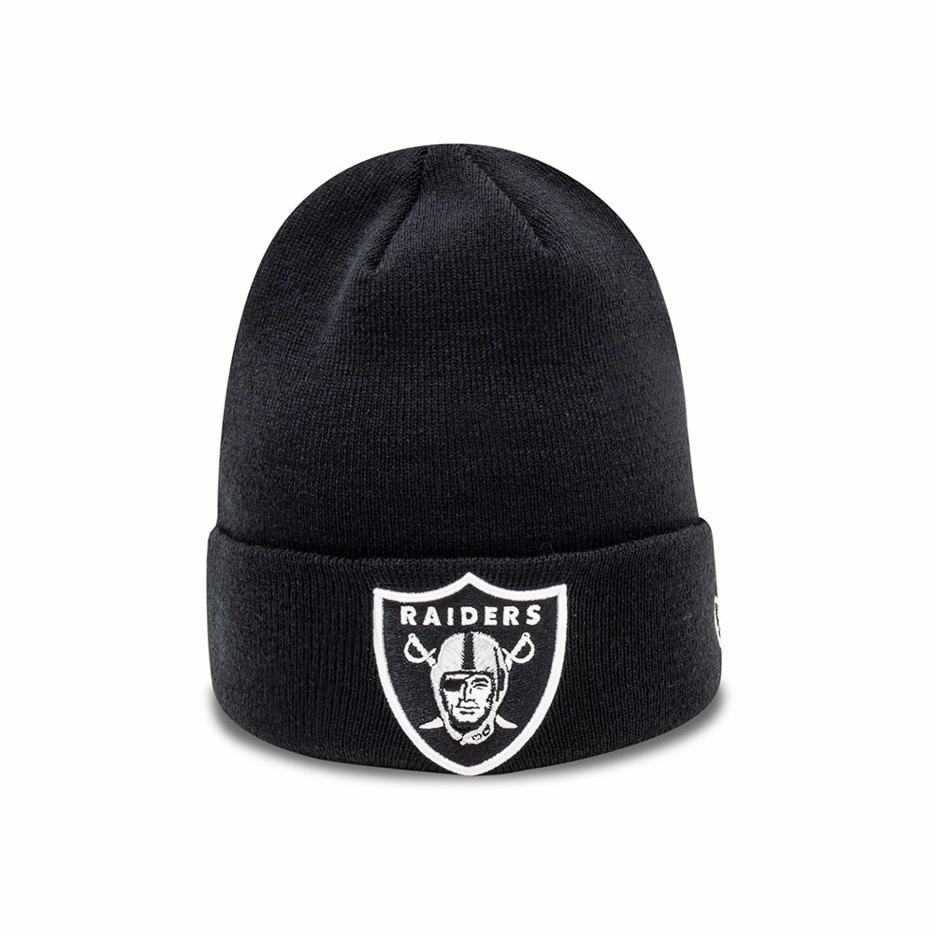 Las Vegas Raiders Essential Black Cuff Beanie Hat Exclusive Online Deal Grab Save Today