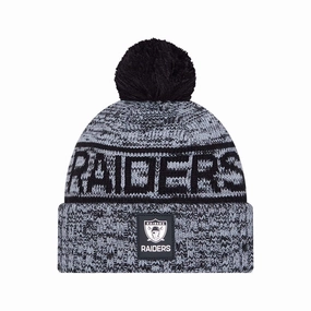 Oakland Raiders Nfl Sideline Grey Sport Knit Beanie Hat Shop Grab Now Hot Sale Today