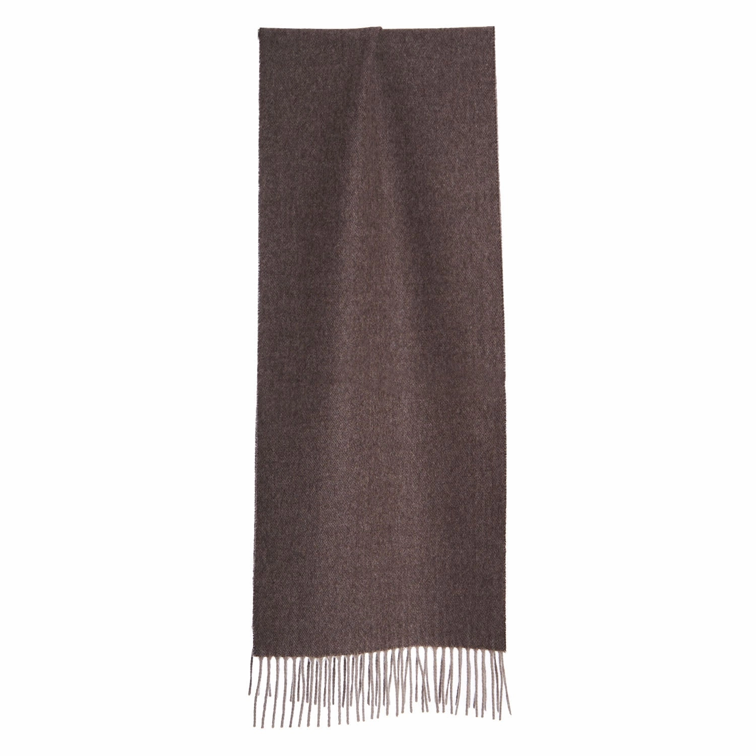 Dark Brown And Beige Double-Face Scarf Flash Offer Today Special Steal Event