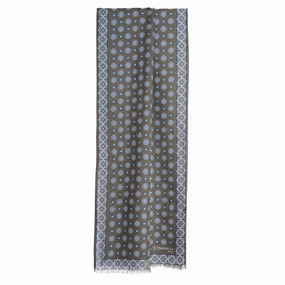 Dark Green Double Patterned Scarf MustHave Deal Dont Miss These Savings
