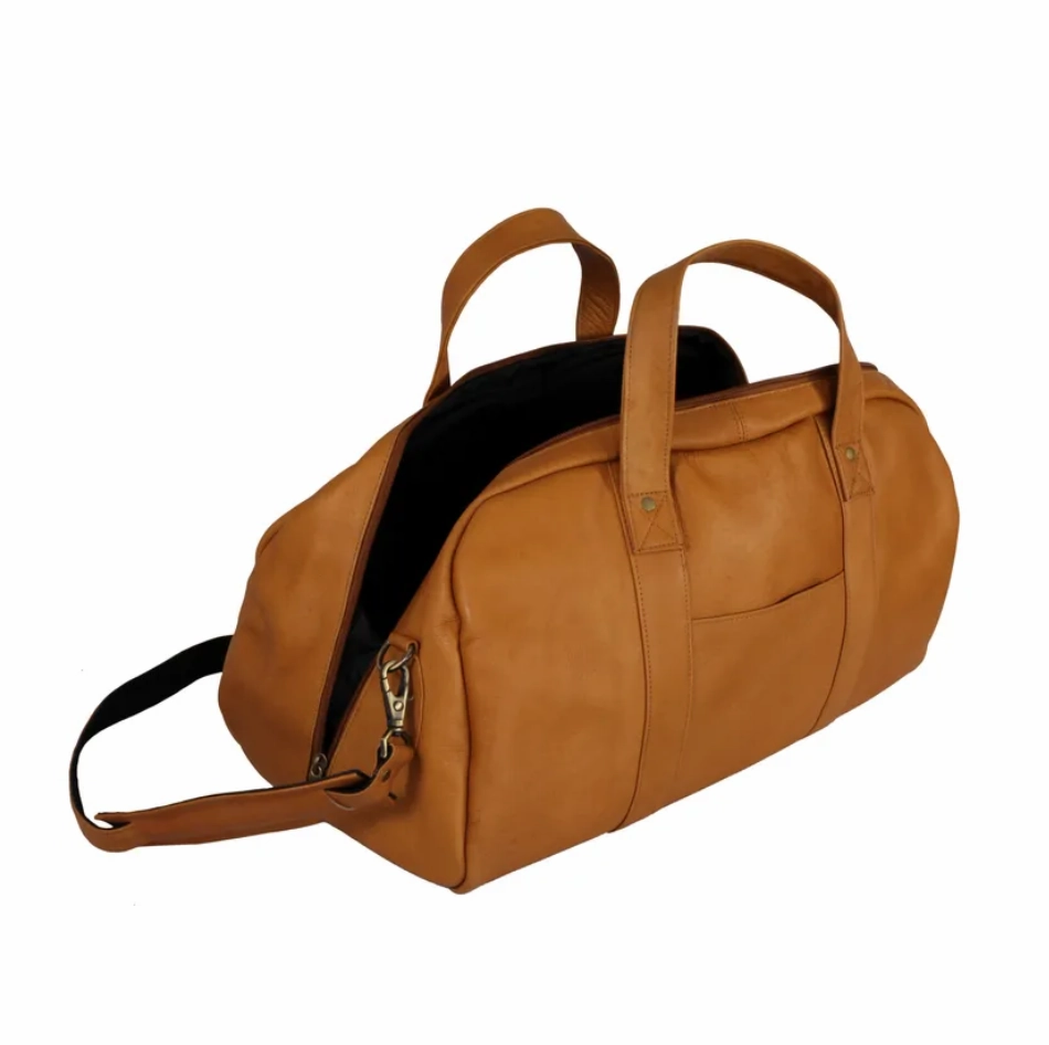 David King Leather 18" Carry On Duffle Save More Online