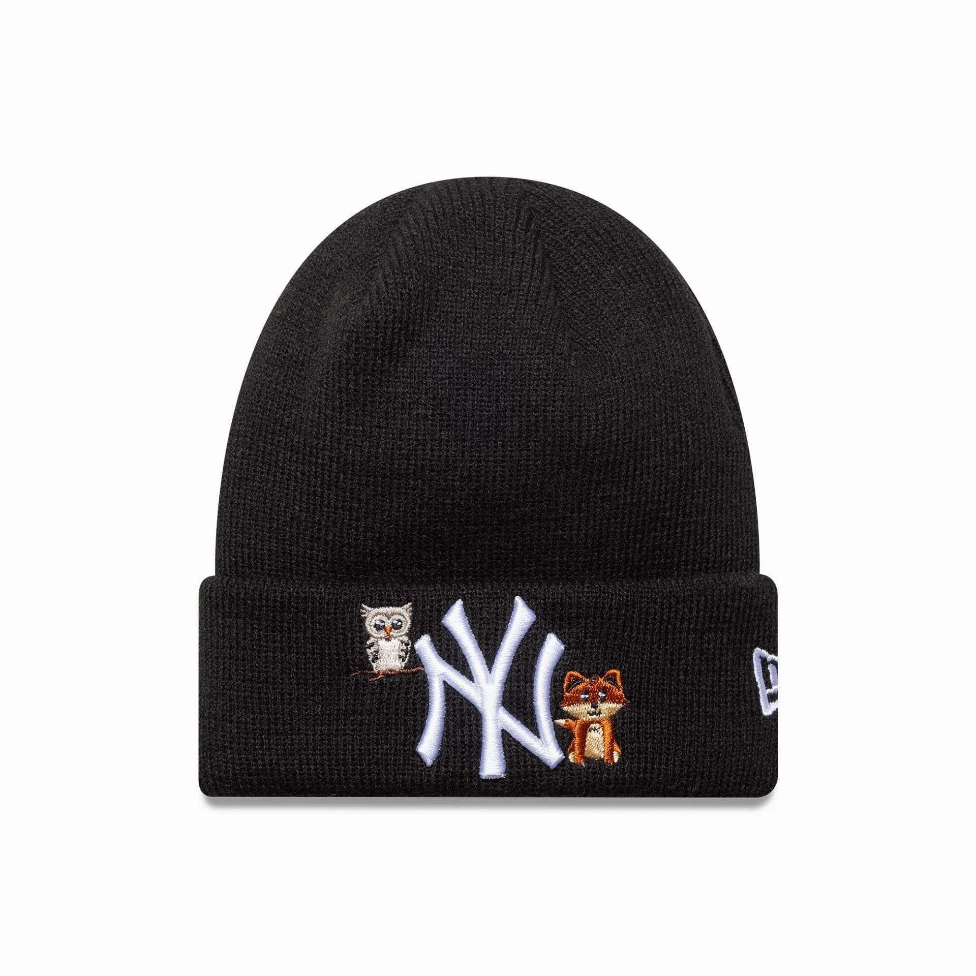 New York Yankees Toddler Mlb Icon Black Cuff Knit Beanie Hat Gift Sale Event