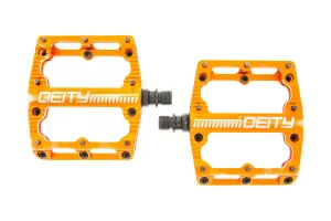 Deity Black Kat Pedals Platform Orange