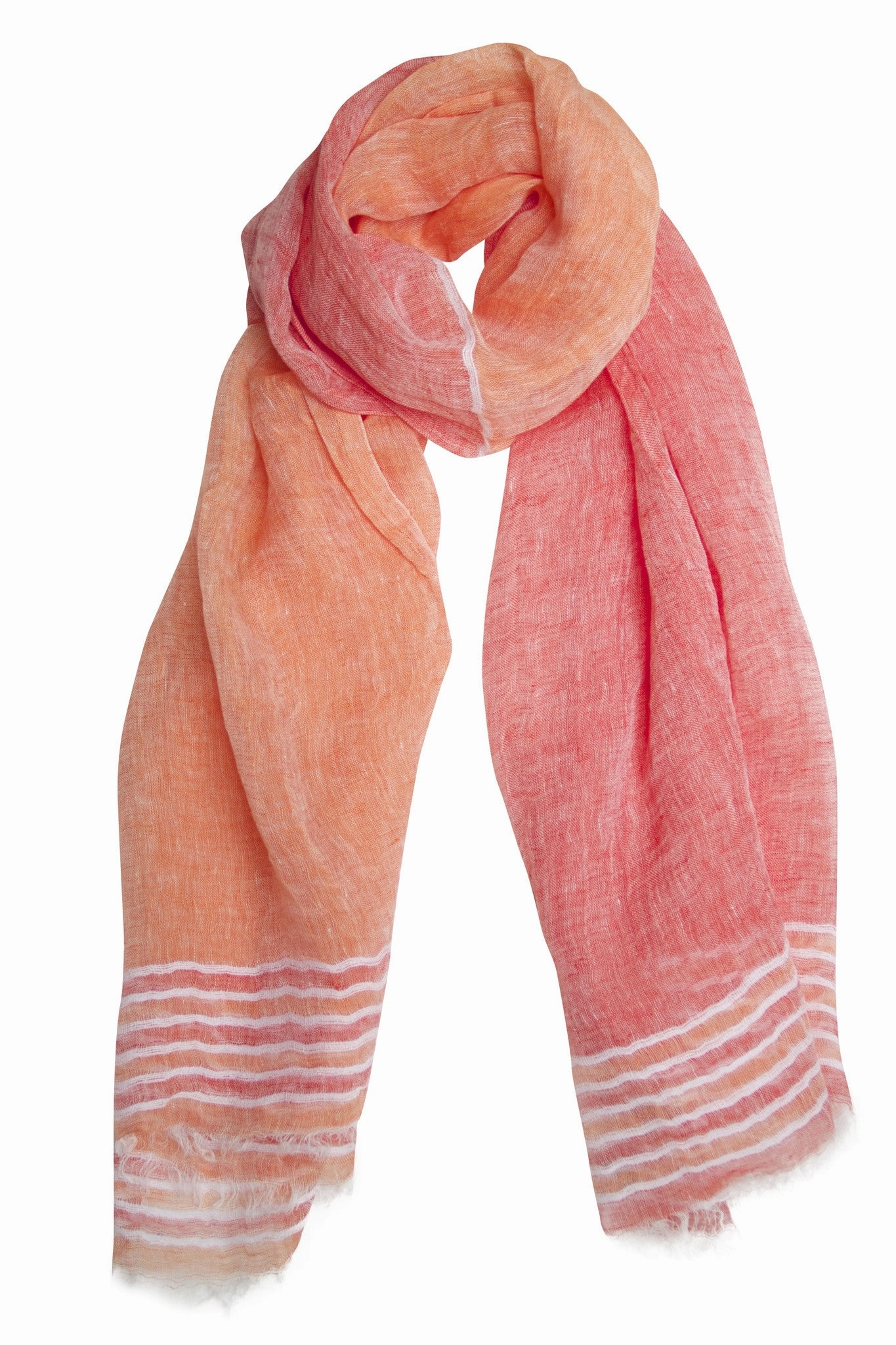 Steal Todays Offer Delicate Coral Scarf In Unique Quality