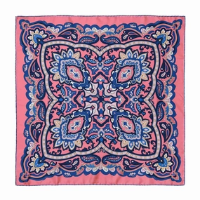 EndofWeek Deals Diana Pink Silk Scarf