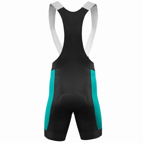 DKB Fuga bib shorts - Black light blue