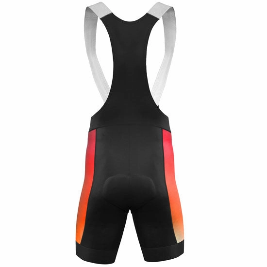 DKB Fuga bib shorts - Black red
