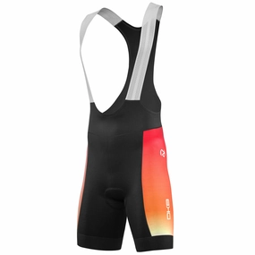 DKB Fuga bib shorts - Black red