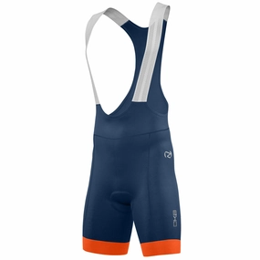 DKB Stelvio bib shorts - Blue orange