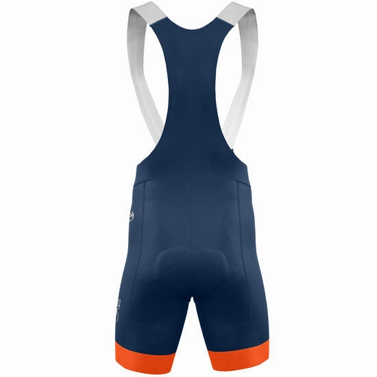 DKB Stelvio bib shorts - Blue orange