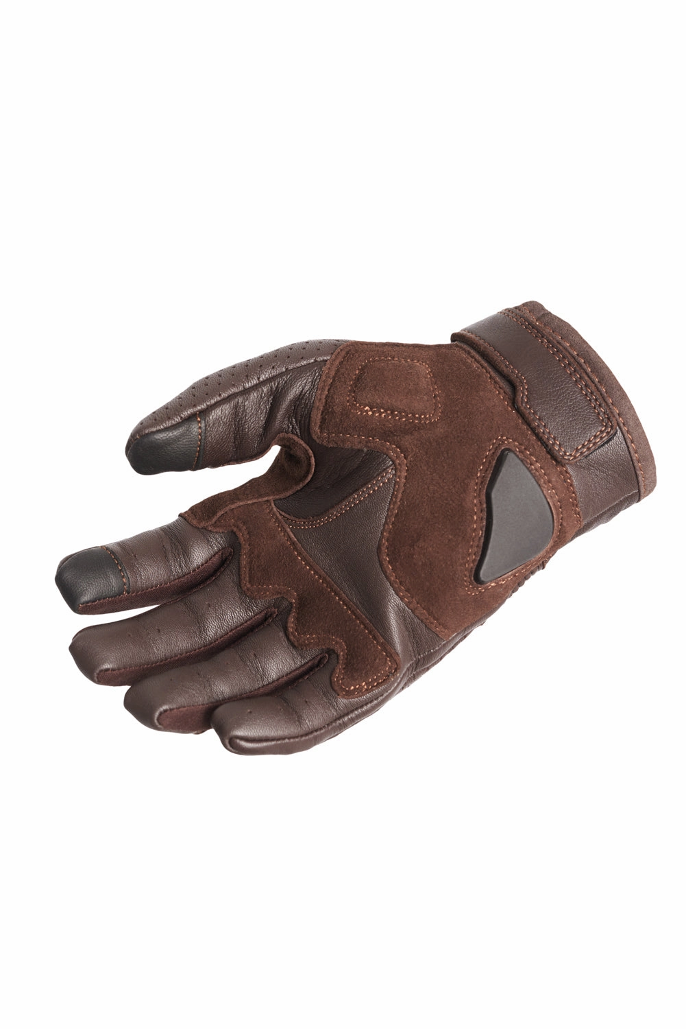 Best Price Online Onyx Brown 02 Leather Motorcycle Gloves