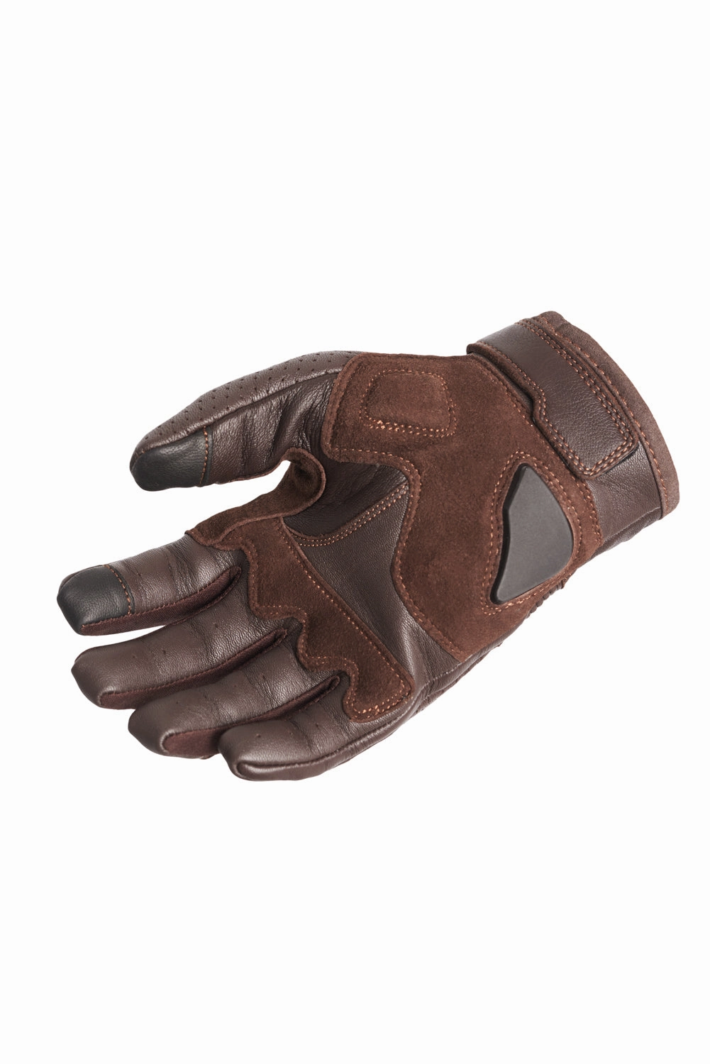 Best Price Online Onyx Brown 02 Leather Motorcycle Gloves