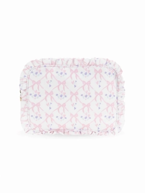 Exclusive Online Offer Best Seller Discount Women'S High Tea Ruffle Pouch - Large In Sugar Cube