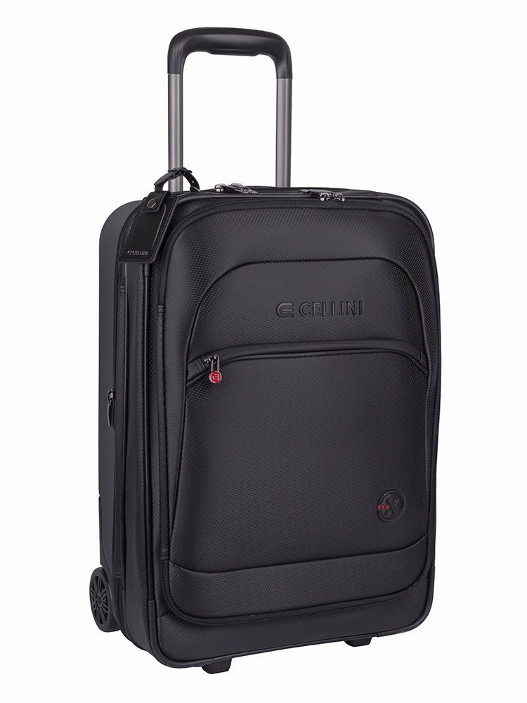 MustHave Steals Cellini Pro X 2 Wheel Carry-On Pullman With Oversized Fastline Wheels | Black