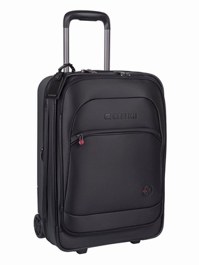 MustHave Steals Cellini Pro X 2 Wheel Carry-On Pullman With Oversized Fastline Wheels | Black