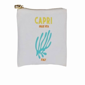 Hot Clearance Now Last Chance Steal Women'S Capri Dolce Vita Cosmetic Bag In White