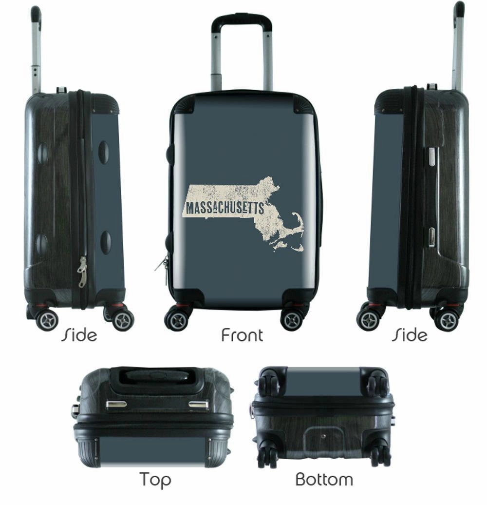 Trending Deals Today 612 My Home State Massachusetts 20" Carry On
