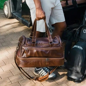 Thandana Leather Golf Bag Limited Time Offer Hot Discount Deal