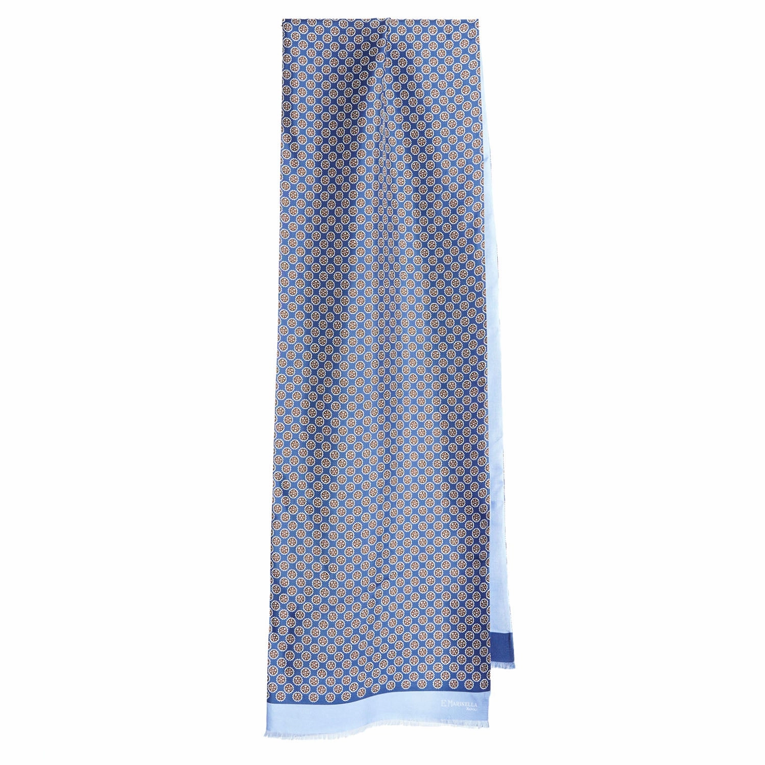 Special Price Offer Dark And Light Blue Double Scarf