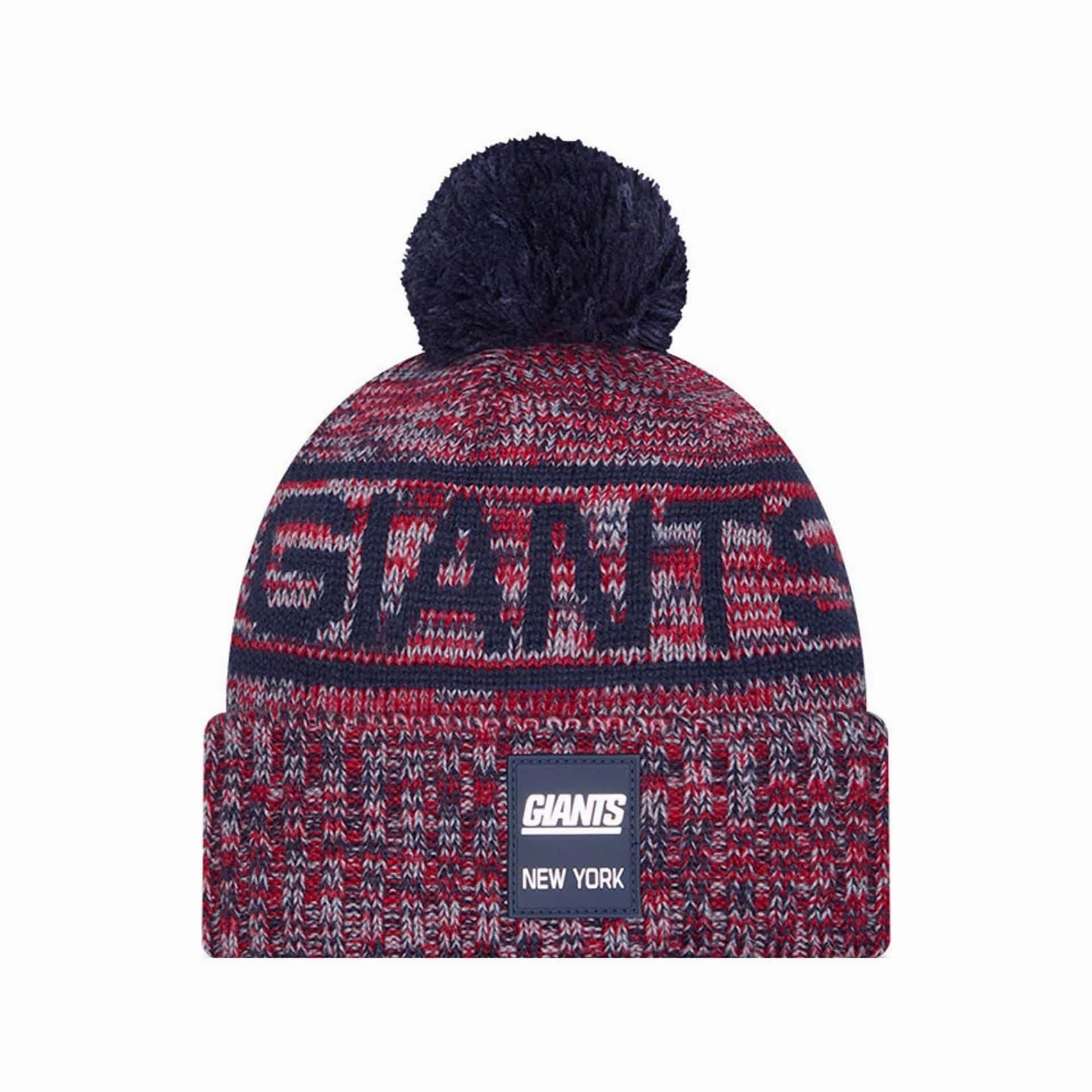Deal Frenzy Today Dont Wait Save Today New York Giants Nfl Sideline Dark Blue Sport Knit Beanie Hat