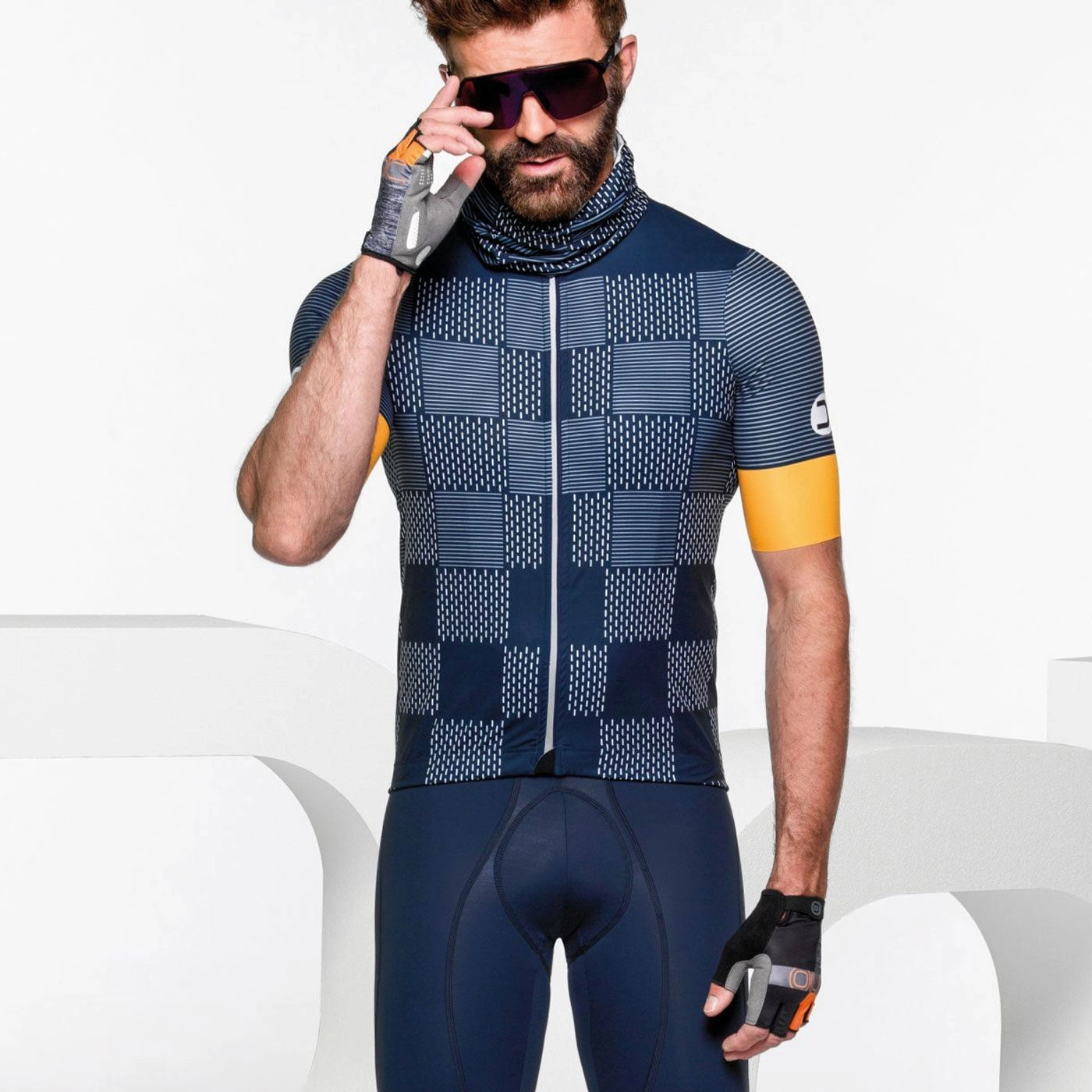Dotout Damier jersey - Blue