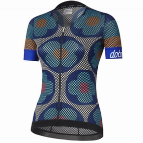 Dotout Flower woman jersey - Blue