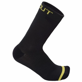 DotOut Fusion 20 socks - Black Yellow