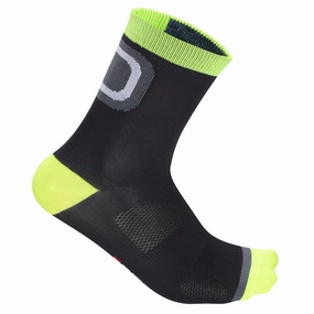 DotOut Logo 9 socks - Black Yellow