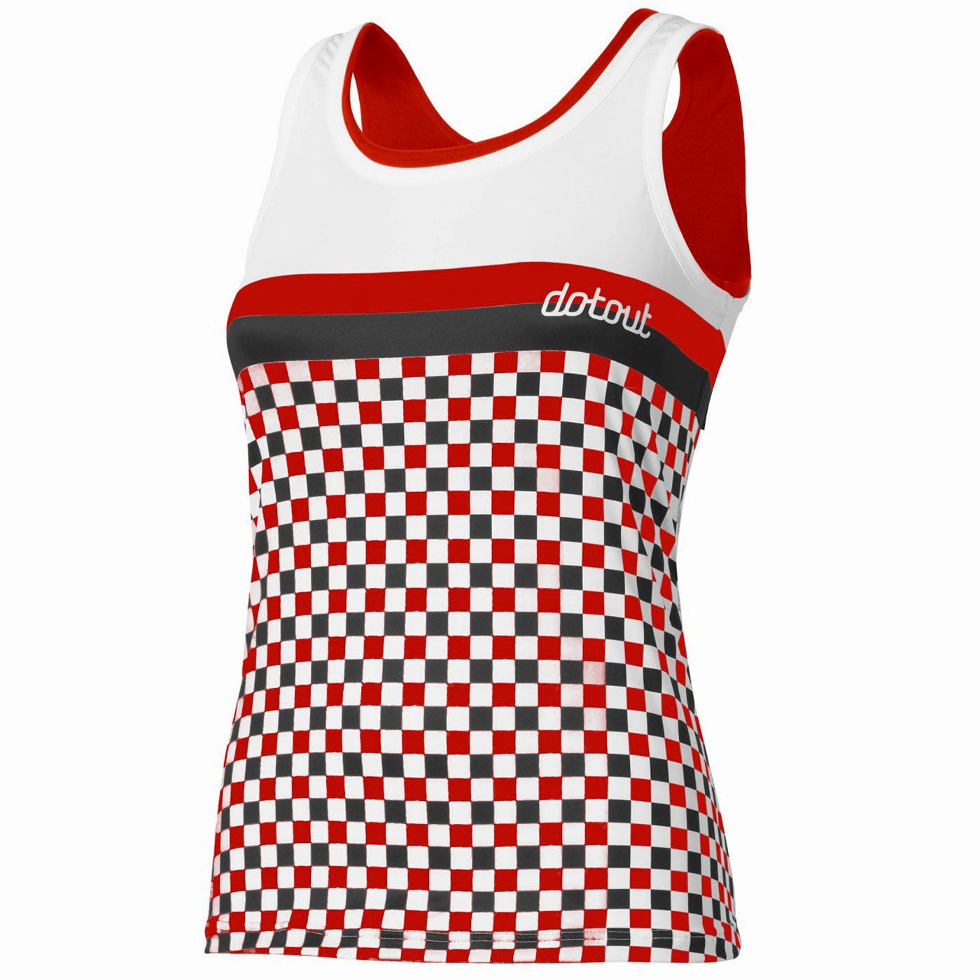 Dotout Square woman top - Red