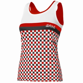 Dotout Square woman top - Red