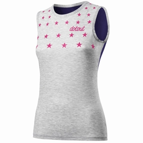 Dotout Stars Muscle woman sleeveless T-shirt - Blue