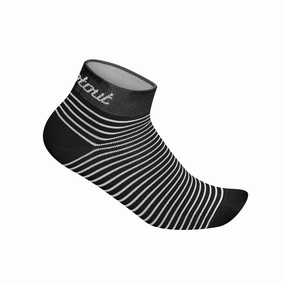 DotOut Stripe Mid socks - Black