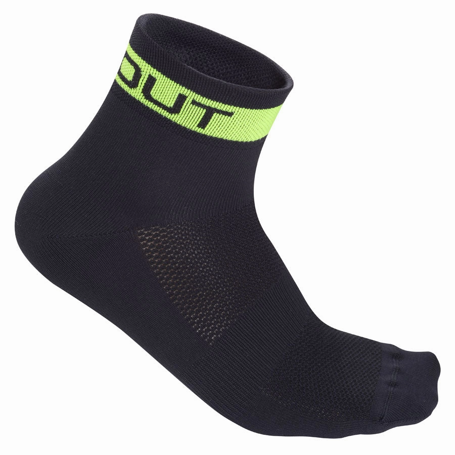 DotOut Uni 13 socks - Black Yellow