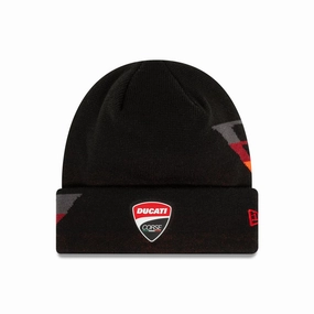 Dont Wait Save Today Steal Todays Offer Ducati Motor Logo Gradient Side Black Cuff Knit Beanie Hat