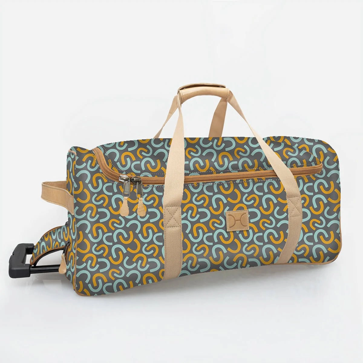 Shop the Savings Now Flash Deal Alert Thandana Laminated Fabric Kids Wheeled Duffel Bag