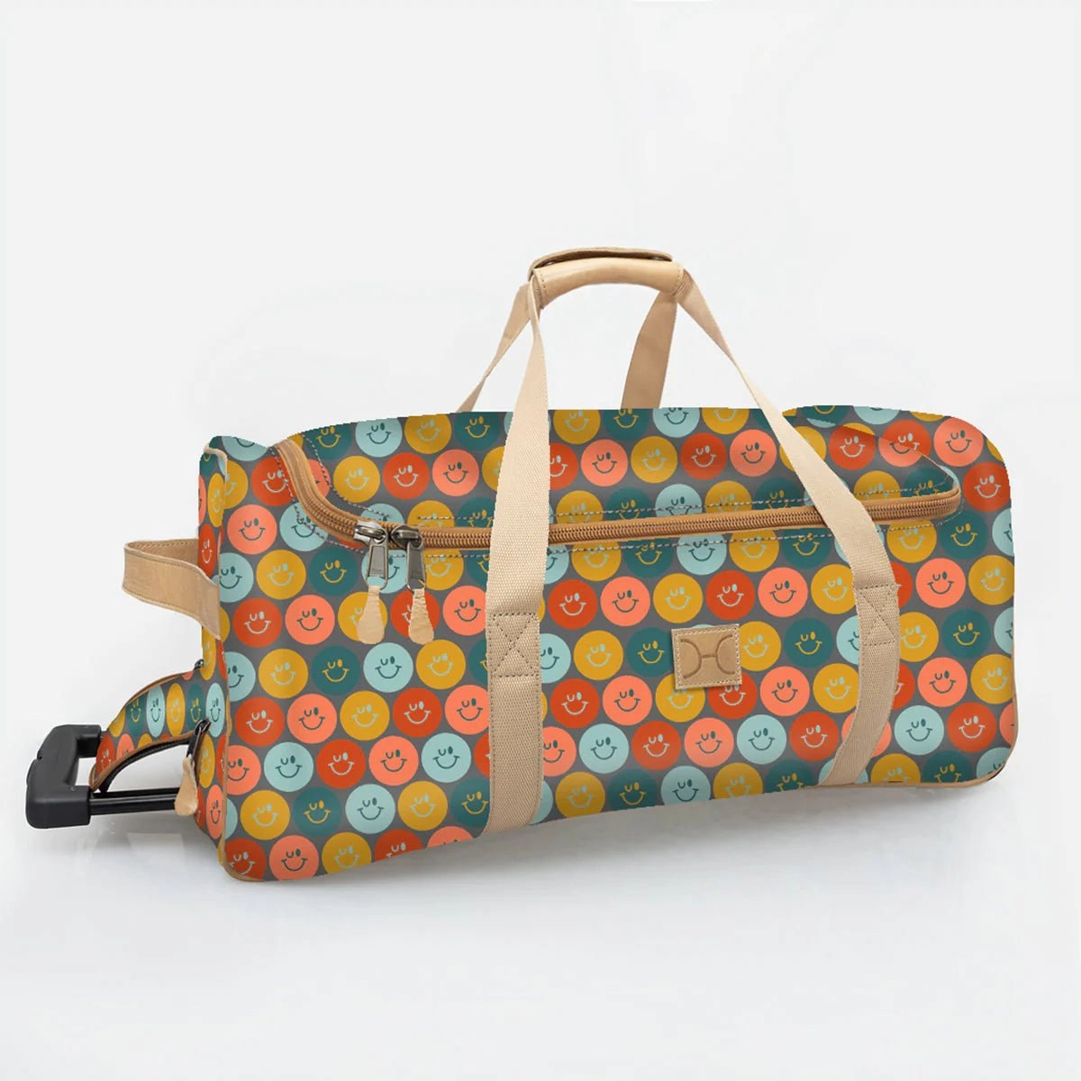 Thandana Laminated Fabric Kids Wheeled Duffel Bag Limited Stock Deals