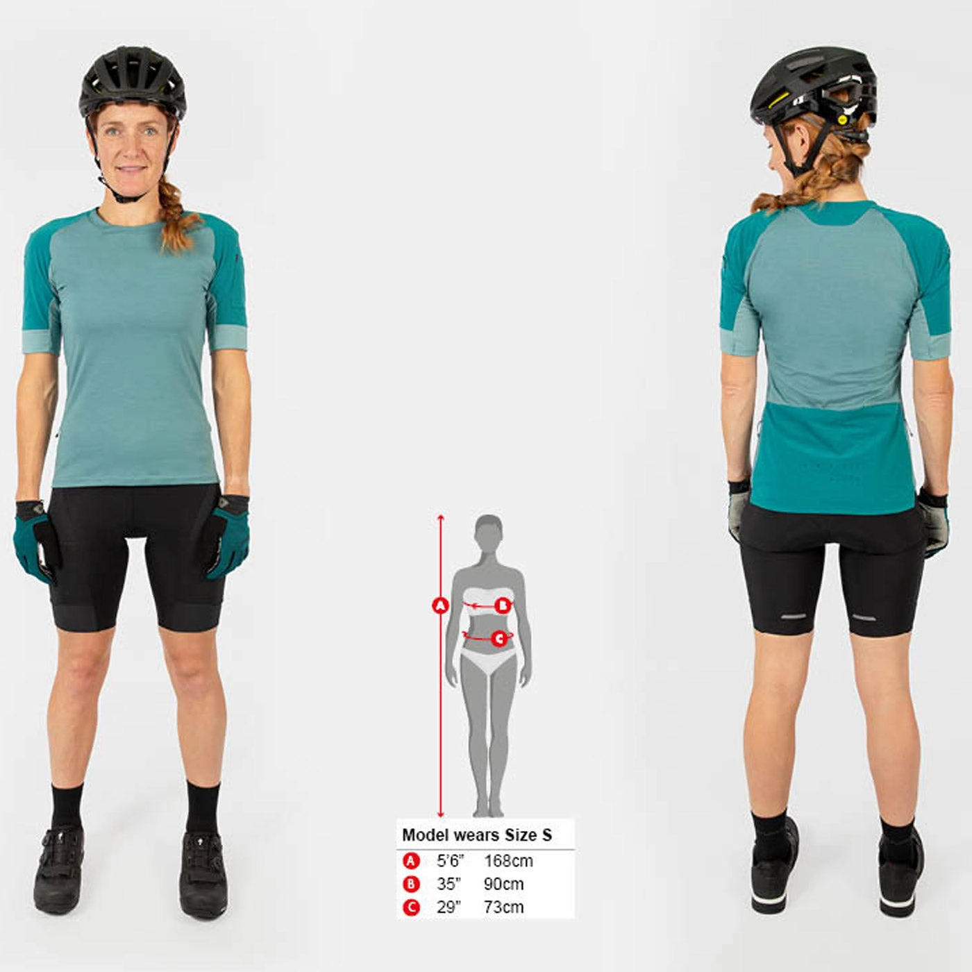 Endura GV500 woman jersey - Green