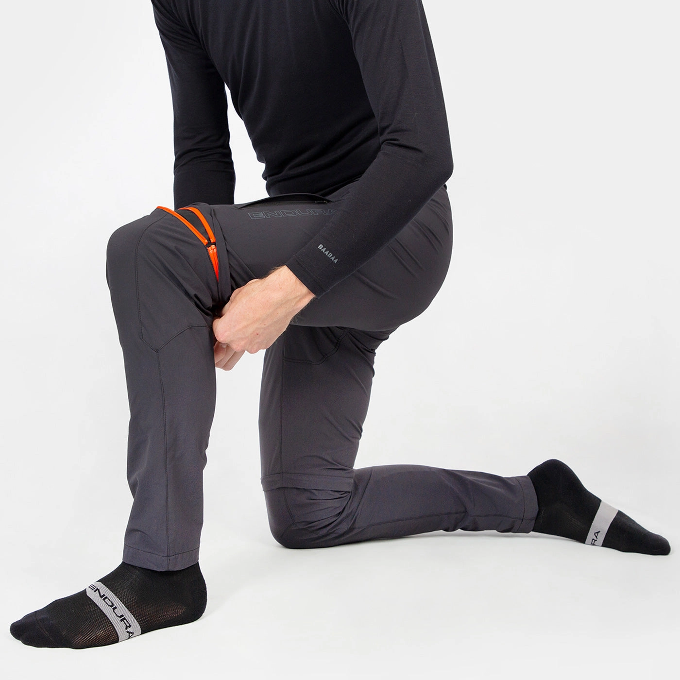 Endura GV500 Zip-off long pant - Black
